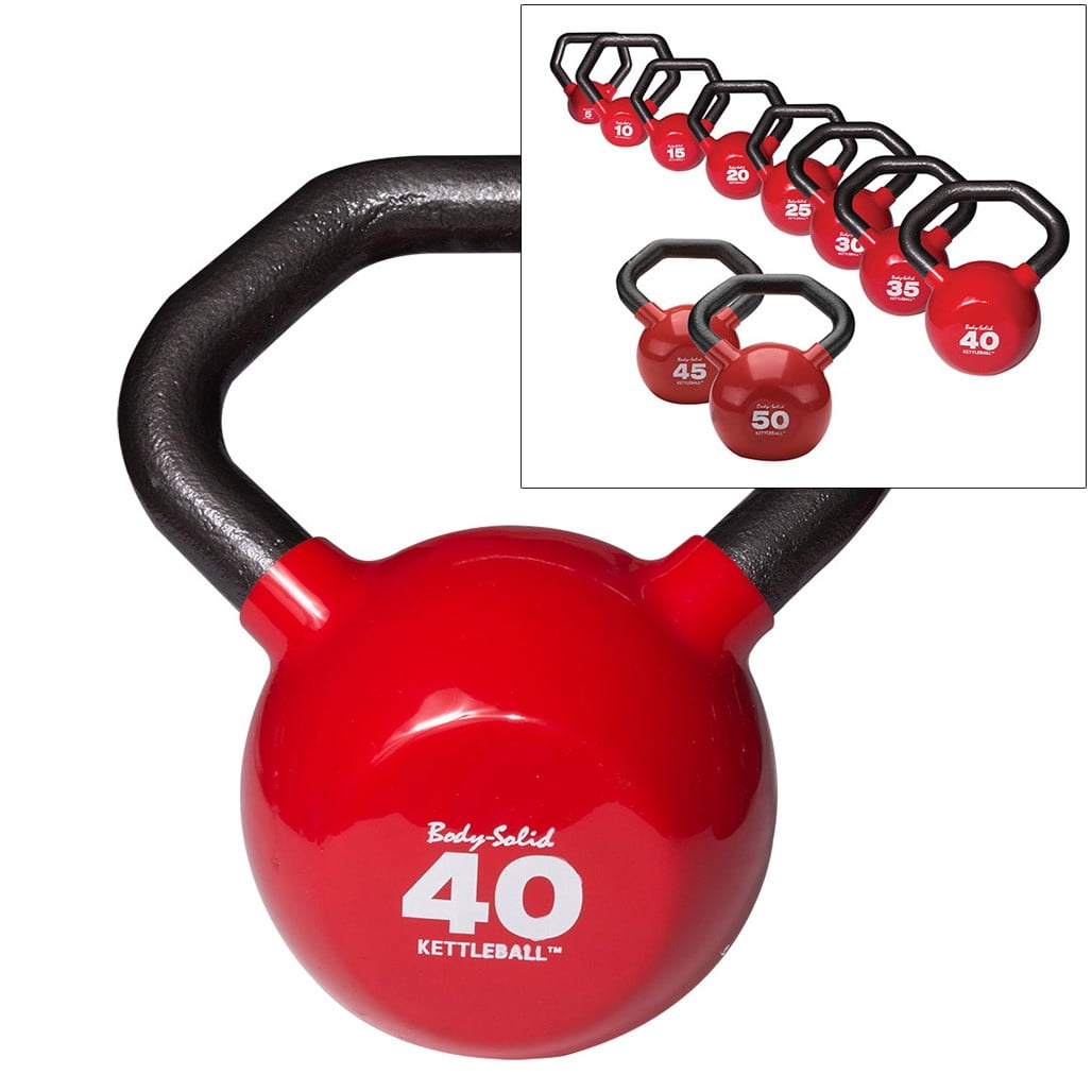 Body solid vinyl coated kettlebells set hotsell