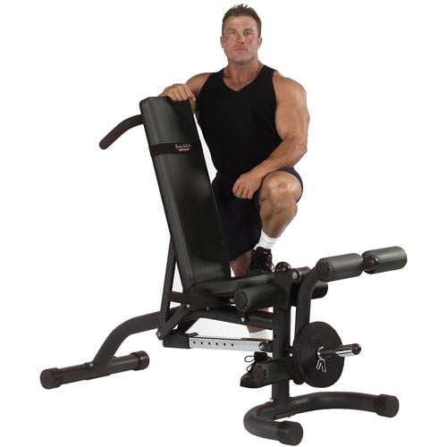MaxFlex 3-in-1 Heavy-Duty Steel Adjustable Workout Bench - Black