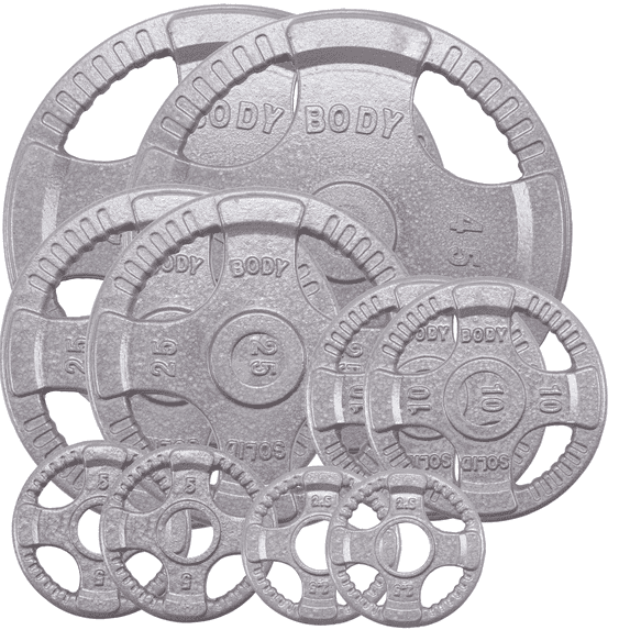 Body Solid OST175 Olympic Cast Grip 175 lb Set