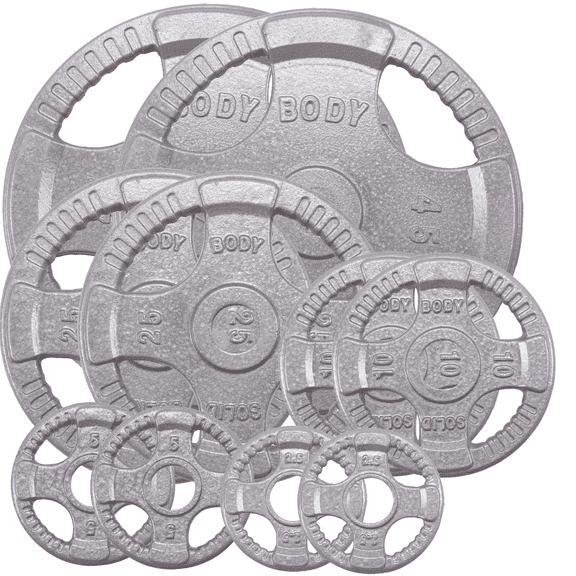 Body Solid OST175 Olympic Cast Grip 175 lb Set