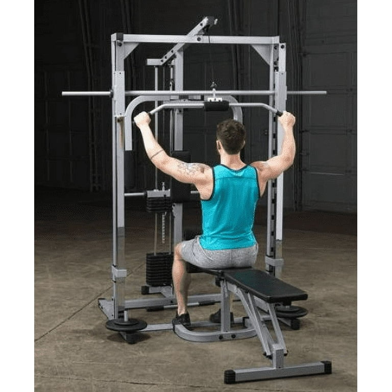 Powerline by Body-Solid Adjustable Power Rack for Weightlifting and  Strength Training
