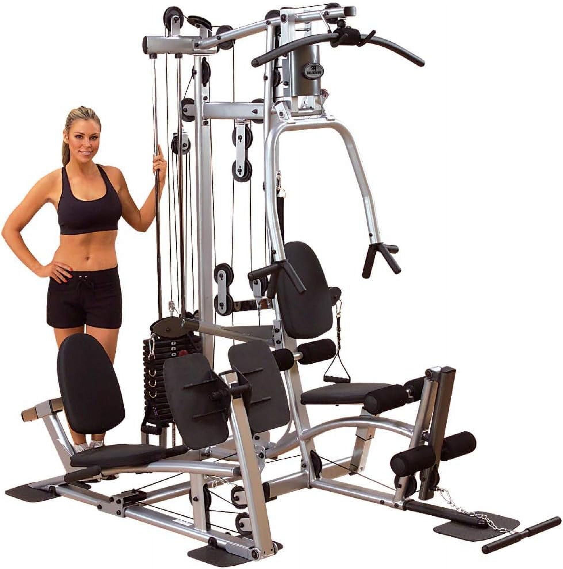 Healthex Body Gym Home Gym Equipments for Men Home Gym Machine Set Full Home  Gym Exercise Machine with 60kg Weight Stack for Home Use Exercises  (Silver/Black) : : Sports, Fitness & Outdoors