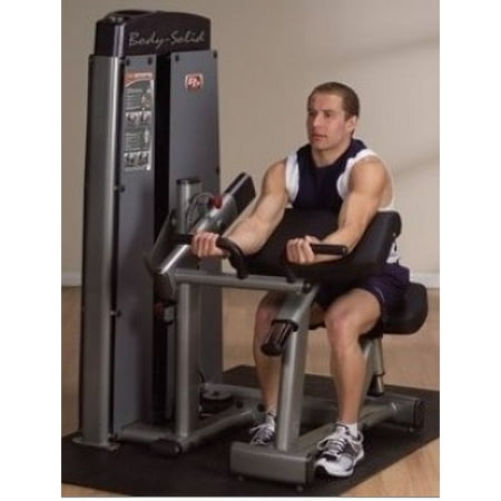 Body-Solid Pro Dual Bicep & Tricep Machine, Commercial Use, 40x52x62 Inches, Model DBTCSF