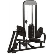 Body-Solid Pro Select Leg Press Machine, 210 lb. Stack, for Commercial Use, Adjustable Footplate, Black