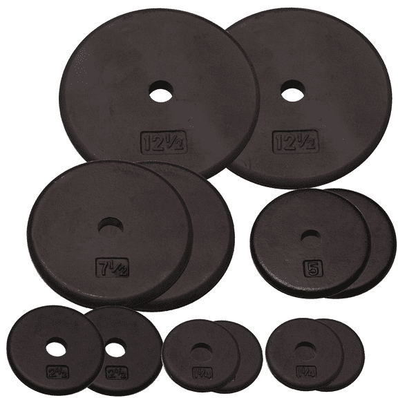Body Solid RPBS60 Standard Weight Plate Set - 60 lbs