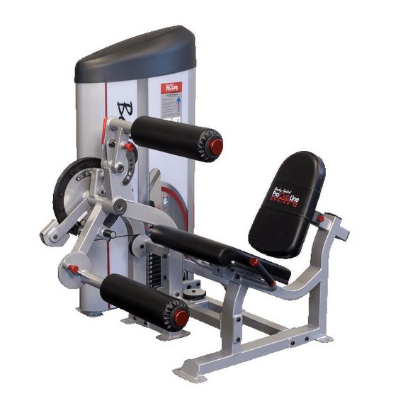 Body-Solid S2LEC/1 Leg Extension & Seated Leg Curl Machine, 160lb Pulley Weight Stack Home Gym