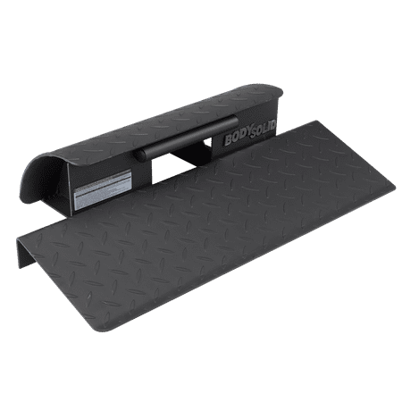 Body-Solid SCB26 Adjustable and Portable Squat Calf Block, Solid Steel Black, 28 lb