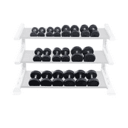 Body Solid SDPS550 Premium Rubber Dumbbell Set - 5-50lbs