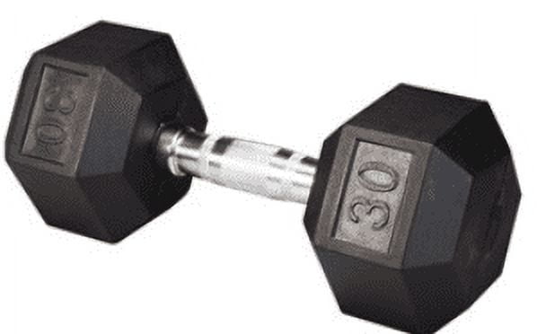 Body-Solid Rubber Hex Dumbbell