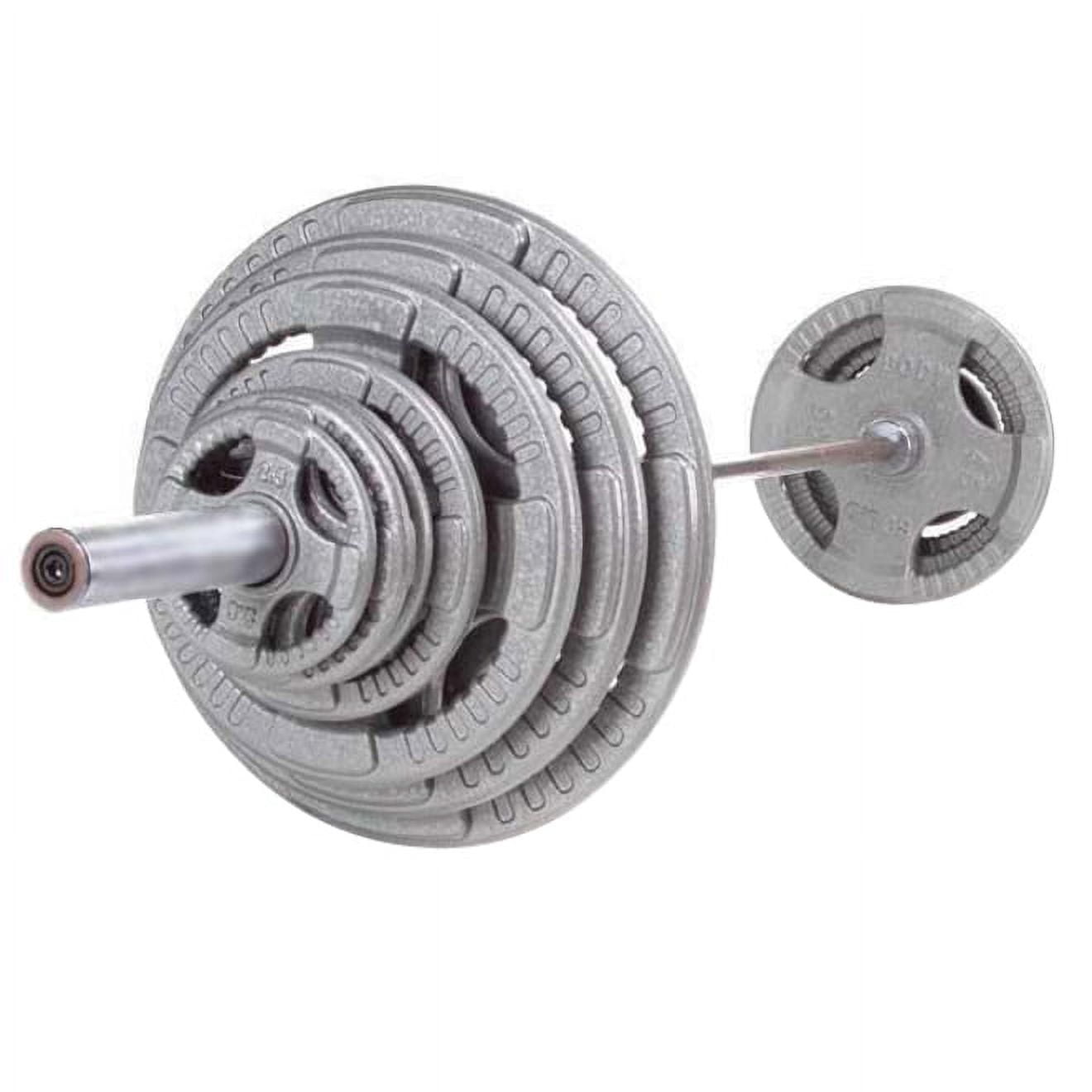 Body Solid Steel Grip Olympic Set Oly Plate 255 lb set