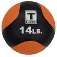thumbnail image 1 of Body Solid Tools BSTMB14 14-Pound Medicine Ball (Orange)-Size:14 lb., 1 of 3