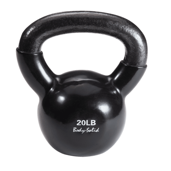 Body Solid Tools - KBV20 20 lb. Vinyl Dipped Kettlebell