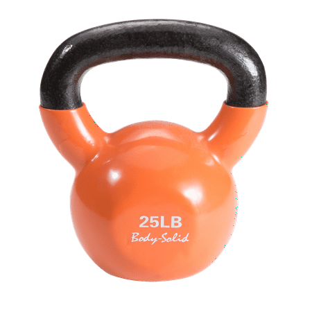 Body Solid Tools - KBV25 25 lb. Vinyl Dipped Kettlebell