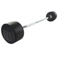 thumbnail image 1 of Body Solid Tools - SBB110 Rubber Coated Fixed Straight Barbell, 110lb, 1 of 5