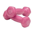 thumbnail image 1 of Body Solid Vinyl Dumbbells 1 lb Pair (Pink), 1 of 3