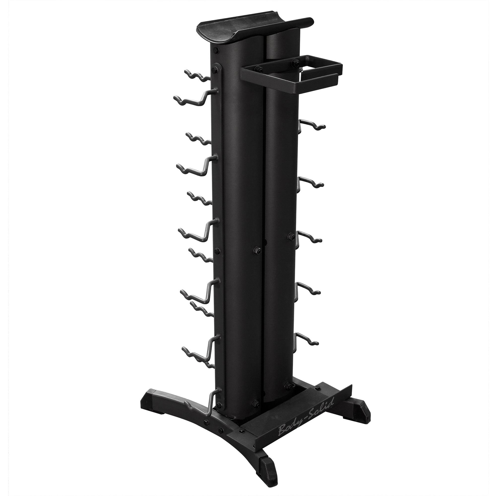 Body Solid Gym Equipment Accessory Stand for Home, Storage Rack for ...