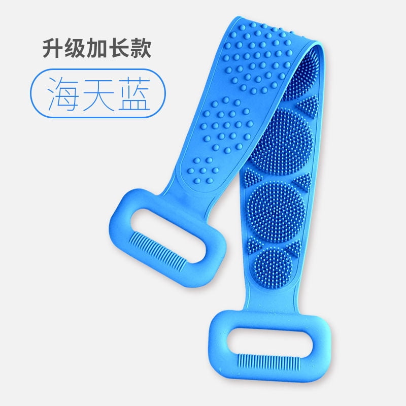 Body Sponge Silicone Back Brushes Bath Towels Scrubber Rubbing Back ...