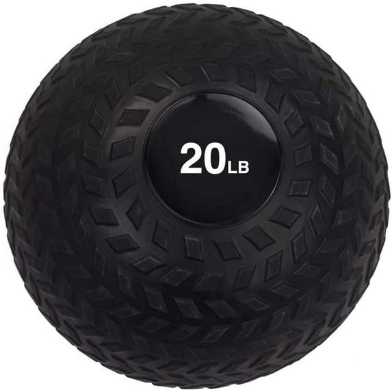 Body Sport 20-Pound Slam Ball with Tread Surface, Versatile, Workout Training, Strength building, Improve Muscle Mass
