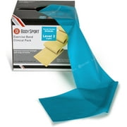 Body Sport 50 yd. Light Blue Light Resistance Exercise Bands   For Fitness, Stretching, or Physical Therapy