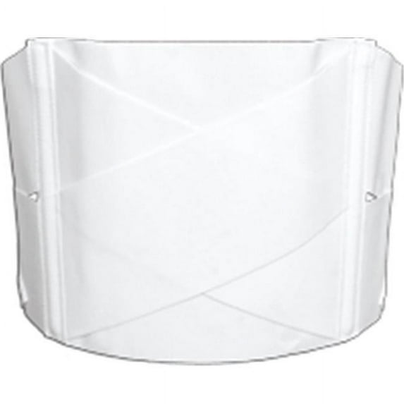 Body Sport BDS116MED Criss Cross Lumbosacral Support, White - Medium