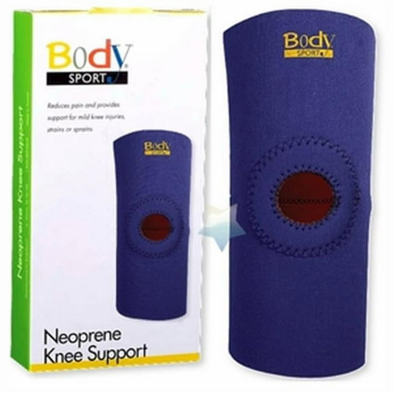Body Sport BDS144SM Neoprene Knee Support Open Patella Design, Small