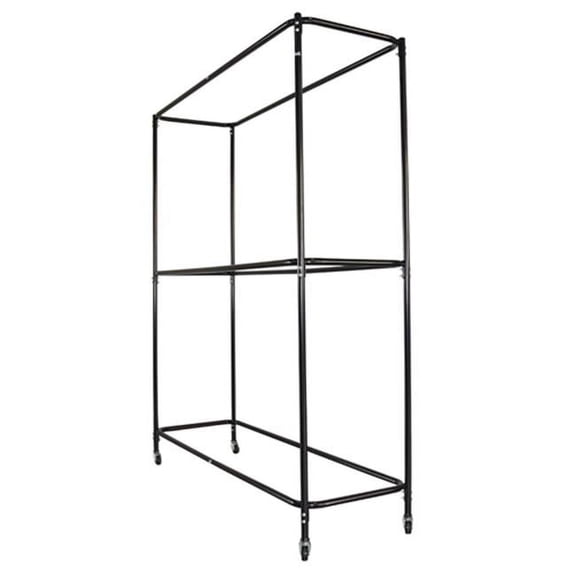 Body Sport BDSBALLRACK3T 18.5 x 62.5 x 72 in. Three Tier Ball Rack, Black