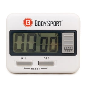 Body Sport Digital Multifunctional Timer, Count Down and Count Up Features, AAA Battery Included