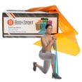 thumbnail image 1 of Body Sport Exercise Band, 5 in. x 6 yd., Medium Resistance - Professional Exercise Band for Home Fitness & Gym Workouts (Orange), 1 of 8