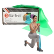 Body Sport Exercise Band, 6 YD ROLL, Heavy Resistance, Green