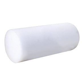 Body Sport Foam Roller, Full Round 6 in. x 18 in. Lightweight & Durable for Flexibility, Strengthening & Rehab High-Density Foam for Muscle Reeducation, Spinal Stabilization & Pressure Relief