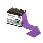 Body Sport Latex-Free Bulk-Packaged Exercise Bands, 50 yd., X-Heavy, Purple