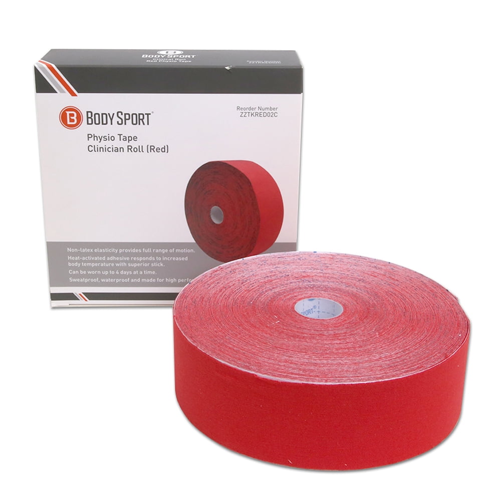 Body Sport Physio Tape Roll, Versatile Kinesiology Tape, Length 33.5