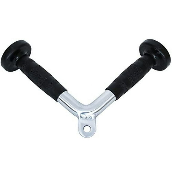 Body Sport Revolving Press Down Bar, Hard Chromed with Polyurethane Handle, 25MM Diameter