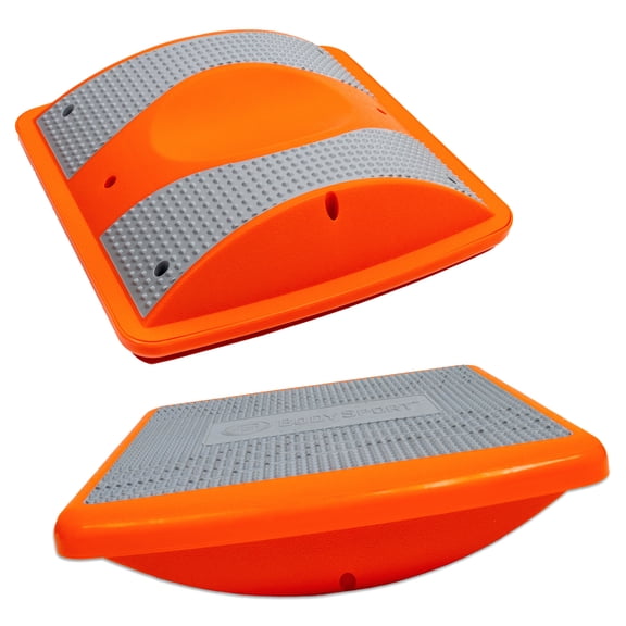 Body Sport Rocker Board for Balance Training, Standing Desk, Physical Therapy & More - Multipurpose, Lightweight, Non-Skid Wobble Board for Home Gym & Office, 400 lb. Weight Capacity