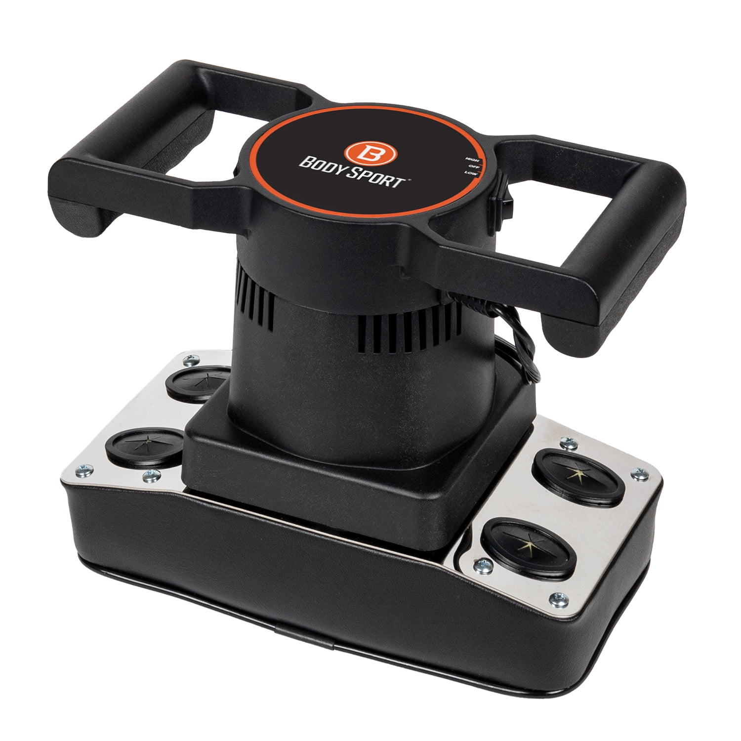 Body Sport Therapeutic Dual Speed Professional Vibrating Massager for Pain & Aching Muscle Relief High-Powered, Effective, Chiropractic Myofascial Release Tool & Trigger Point Therapy Tool