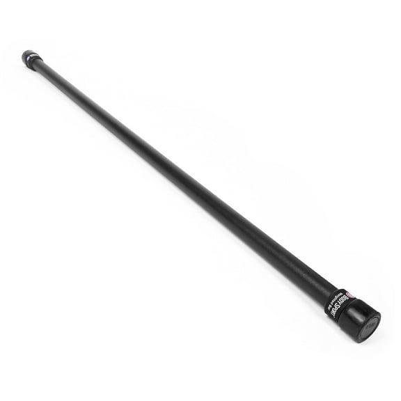 Body Sport Weighted Bar, 30 lb. Weight Lifting Tool for Strength Training and Sculpting - Secure Rubber Grip for at Home or Gym - Yoga, Pilates, Physical Therapy, Resistance Training