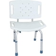 thumbnail image 1 of Body Sport ZZRCHR02 Aluminum Shower Chair with Backrest, 1 of 1