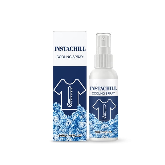 Body Spray Long-Lasting Heat Relief Mist Portable Cool Spray for Sports Running Travel Summer Use 50ml 1 Pack