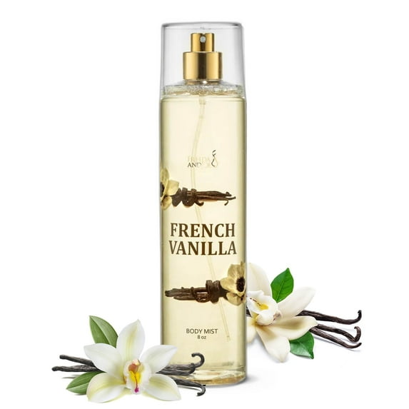 French Vanilla Body Mist for Women, Sweet Fine Fragrance Body Spray, Long Lasting Daily Perfume Mist, Self Care Gift