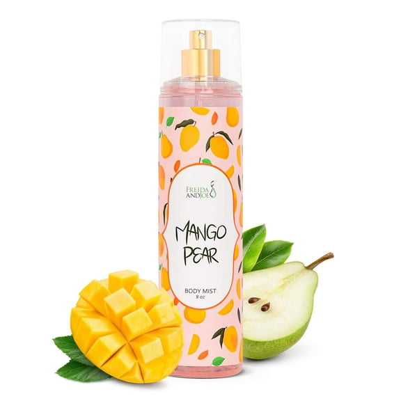 Body Spray For Women, Womens Perfume Fine Fragrance Body Mist And Sprays, Women's Luxury Scented Gifts and Presents, Mango Pear Body Mist 8 oz Gift for Her