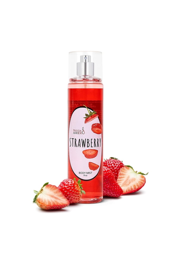 Strawberry Body Mist for Women, Sweet Fine Fragrance Body Spray, Daily Perfume Mist, Self Care Beauty Gift