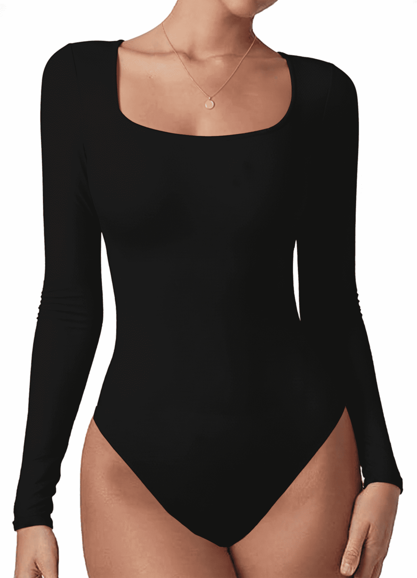 Black Long Sleeve Bodysuit