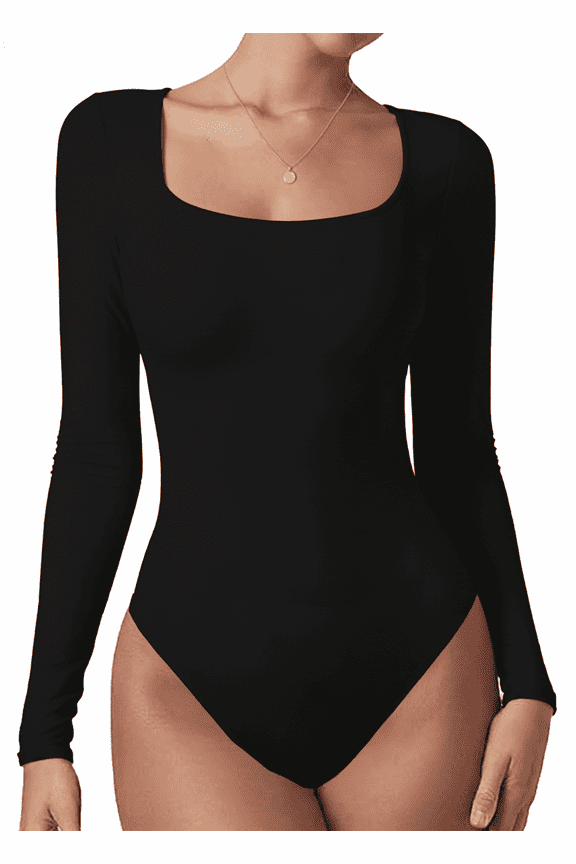 Body Suit Tummy Control Bodysuit Long Sleeve Tops Women Clothing