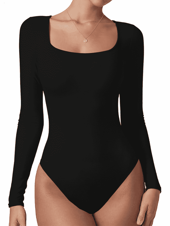 Body Suit Tummy Control Bodysuit Long Sleeve Tops Women Clothing