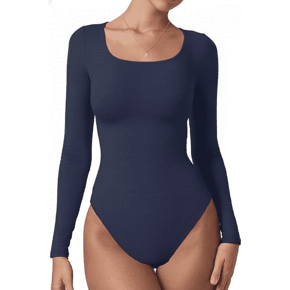 Body Suit Tummy Control Bodysuit Long Sleeve Tops Women Clothing