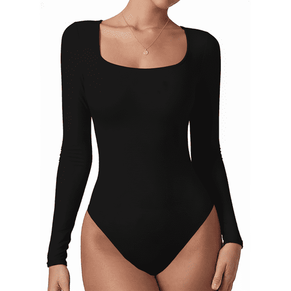 Body Suit Tummy Control Bodysuit Long Sleeve Tops Women Clothing