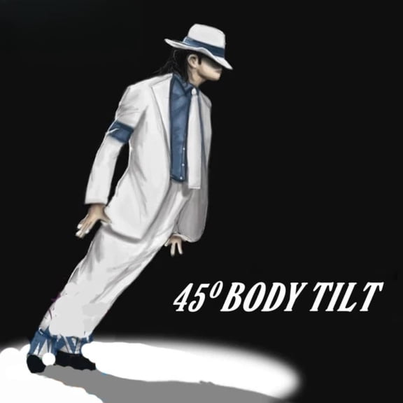 Body Tilt 45, The Lean 1 Magic Tricks Only Gimmicks (Prepare Shoes By Yourself) Magic Tricks Stage Magic Props for Magician