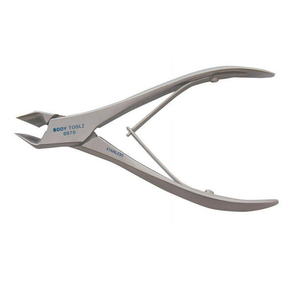 Body Toolz 4-1/2" Podiatrist Curved Toenail Clipper, Extremely Sharp Will Cut Thick Toenails With Ease Adult Use