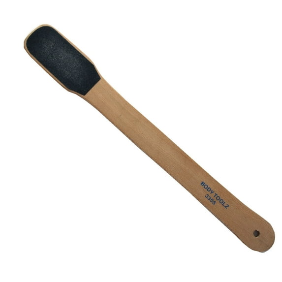 Body Toolz EZ Reach Foot File Limited Mobility 2-Sided Foot File With Extra 15" Long Handle. Smooth Away Rough Hard Calluses