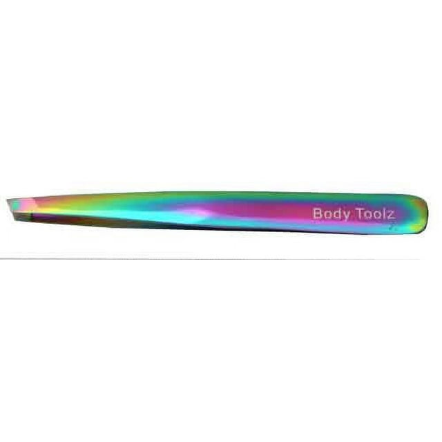Body Toolz Titanium Slant Tweezer Trim Brows and More